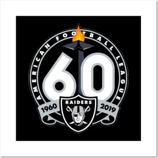 Raiders 60th Anniversary Celebration Posters and Art